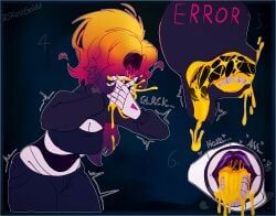 artist_insert, oc, murder_drones, rosigoldd, after_fellatio