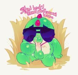 buzz_(brawl_stars), brawl_stars, 90shugen, 1boy, autofellatio