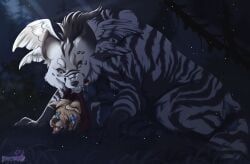 mythology, shyryp, accessory, ambiguous_gender, bite