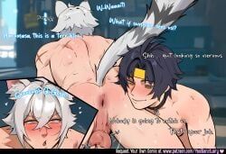 asaba_harumasa, seth_lowell, zenless_zone_zero, yaoisanctuary, 2boys