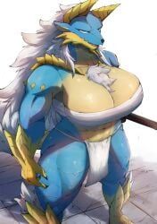 zinogre, capcom, monster_hunter, plache6, 1girls