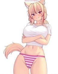 tiffy, nottytiffy, tiffynyaa, 1girls, animal_ear_fluff