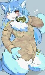 omaneko_(jasdf), japan_air_self-defense_force, ronchainu, 4_fingers, ahoge