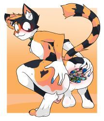 inkpenkitten, tinydevilhorns, 1boy, anal, anal_insertion
