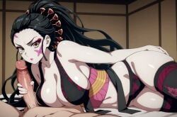 daki_(kimetsu_no_yaiba), demon_slayer, kimetsu_no_yaiba, azgagamedev, 1boy
