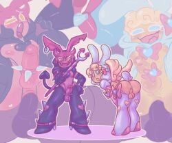 angel_cookie, devil_cookie, cookie_run, aipeco18, 2boys