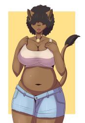 kori_(flyingtrace), flyingtrace, accessory, afro, anthro