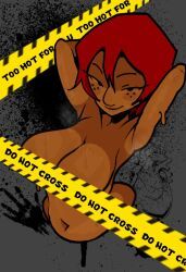 kate_medrano, i_wanna_eat_your_guts, sideshow_circus, 1girl, brown_skin