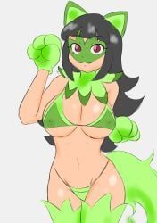 nyahoja_(cosplay), pokemon_(cosplay), sprigatito_(cosplay), switch-tan, /ctt/