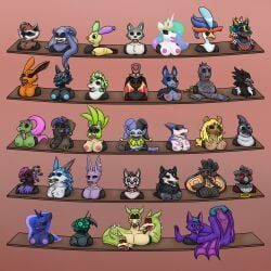 beerus, birch_(sctch_b), capt._locke, eclipse_(dandy's_world), eyefestation_(pressure)