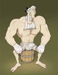 dr._livesey, return_to_treasure_island, gentlemanpaux, 1boy, armpit_hair