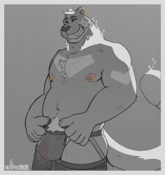 nuttfrostbite, anthro, areola, bodily_fluids, body_hair