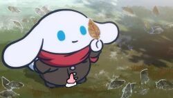 cinnamoroll, sanrio, leaf, penis, penis_out