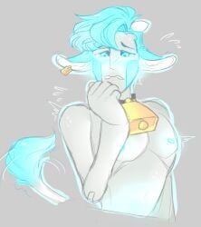 1010, purlhew_(no_straight_roads), no_straight_roads, 1boy, blush