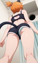 kasumi_(pokemon), pokemon, animal_ears, animal_lingerie, animal_tail