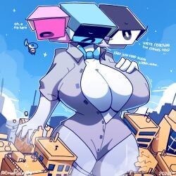 1girls, android, android_girl, big_breasts, breasts