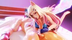 ahri, k/da_ahri, ryu_(street_fighter), fortnite, k/da_series