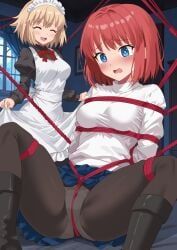 arcueid_brunestud, arcueid_brunestud_(cosplay), hisui_(tsukihime), kagetsu_tohya, tsukihime