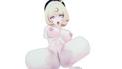 yidhari_murphy, zenless_zone_zero, amputee, blonde_hair, boobs