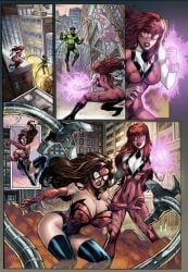 doctor_octopus, jackpot_(marvel), mary_jane_watson, peter_parker, spider-man