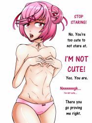 natsuki_(doki_doki_literature_club), doki_doki_literature_club, steveman, 1girls, 5_fingers