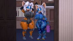 fan_character, jade_the_bat_(sonico4ever), rouge_the_bat, half-life, halloween