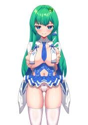 sanae_kochiya, touhou, ambasa, 1girl, 1girls