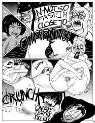 kronguss, animal_humanoid, anus, areola, belly