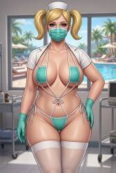 original_character, rgomez007, 1girls, bangs, belly_button
