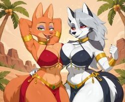 diane_foxington, loona_(helluva_boss), deviantart, dreamworks, helluva_boss