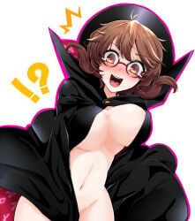 sumireko_usami, touhou, rihito_(usazukin), !?, 1girl
