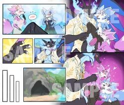 delphox, generation_6_pokemon, mega_charizard, mega_charizard_x, mega_evolution