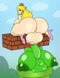 piranha_plant, princess_peach, mario_(series), nintendo, super_mario_bros.