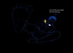 father_john_ward, faith_the_unholy_trinity, john, barefoot, cross