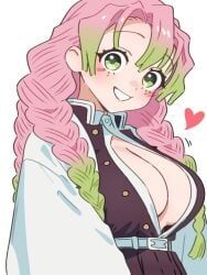 kanroji_mitsuri, demon_slayer, kimetsu_no_yaiba, skreamyy, 1girl