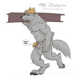 zephyxus, animal_genitalia, anthro, armor, balls