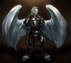 sharp_stallion, mythology, laser_(artist), anthro, black_hooves