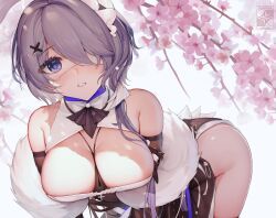 whisperain_(arknights), arknights, cyanide-whale, 1girls, bare_shoulders