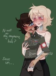 erika_voss, zofia_falken, confused_gat0, 1_eye, albino