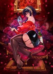 yor_briar, yor_forger, spy_x_family, reiq, 1girls