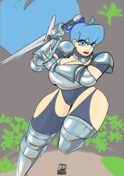 azure_(badcolor), azure_(heroine_conquest), heroine_conquest, badcolor, dirk_dinkster