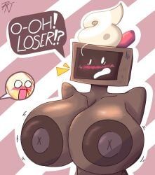 cake_(bfdi), loser_(bfdi), battle_for_dream_island, bfb, bfdi