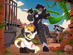 iagu_viron, talia_(tasticstarlight), tasticstarlight, anthro, anus