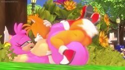 amy_rose, background_character, miles_prower, sonic_the_hedgehog, tails