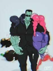 frankenstein's_monster, frankenstein's_monster_(cosplay), juju_(ttherandom), kojo_(ttherandom), oc