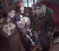 che'doro_(ur_irrelephant), aslinino, after_anal, after_sex, anal