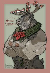 christmas, holidays, priscillasheep, 1girls, anthro