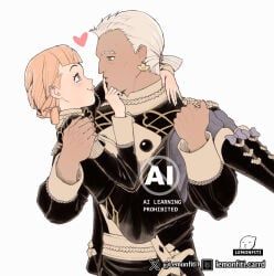 annette_fantine_dominic, dedue_molinaro, fire_emblem, fire_emblem:_three_houses, lemonfiti