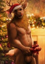 christmas, holidays, lynxwolf2, accessory, anthro