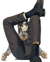 sydney_(degrees_of_lewdity), sydney_(male)_(degrees_of_lewdity), degrees_of_lewdity, hajukashii, 1boy